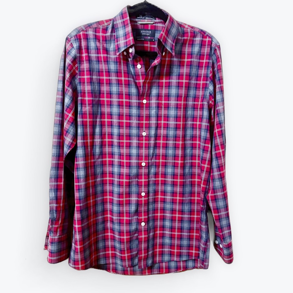 Nordstrom Men's Plaid Button-Down Shirt
